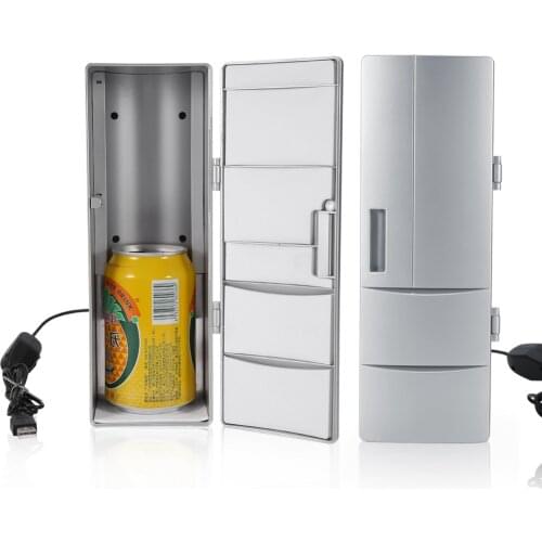 USB Fridge Electric Refrige Fridge Warmer Cooler PC Refrigerator Cooler Beverage Drink Freezer For Canned Drinks Dropshipping