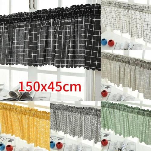 Kitchen Dust-Proof Curtain For Cabinet Door Floral Half-Curtain Elegant Window Drapes Cafe Living Room Decor Kitchen Curtains