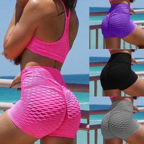 KIWI RATA Womens High Waisted Yoga Shorts Sports Gym Ruched Butt Lifting Workout Running Hot Leggings