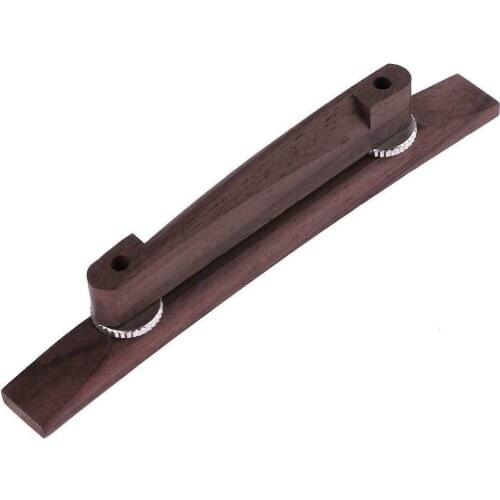 1pc 6 String Archtop Jazz Guitar Adjustable Floating Rosewood Bridge Parts JS-02
