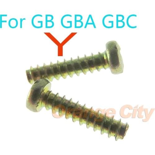 100pcs Replacement For Gameboy Universal + cross Screws For GB/GBA/GBC Game Console Shell Case Y Screw
