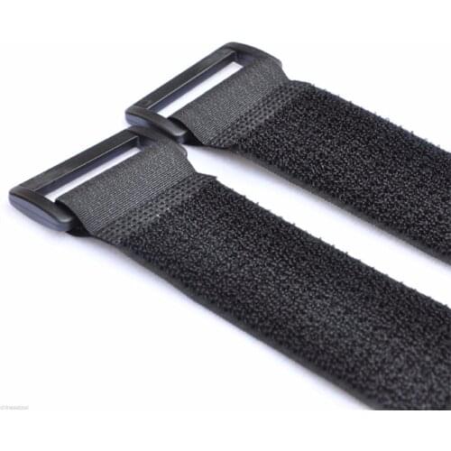 2.5cm Width Hook & Loop Cable Tie Nylon Strap wire Management Black Length 20 30 40 50 60 70 80 100 120 150 cm