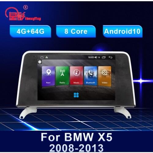 9 Inch Touch Android 10 Car Multimedia Navigation Video Audio Radio BT DVD Mirrorlink System For BMW X3/x5