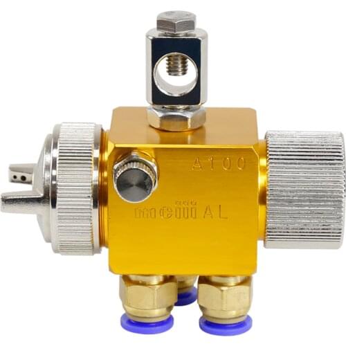 A-100 Automatic Air Atomizing Spray Gun Blister Machine Pneumatic Wave Soldering Flux Release Agent Nozzle 0.5/0.8/1.0/1.3/1.5MM