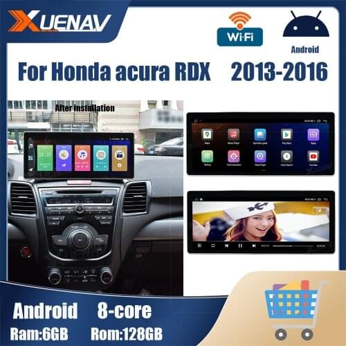 Android GPS Navigation for Honda acura RDX 2013 2014 2015 2016 carplay 128G Car radio stereo Receiver Dvd player 2 din