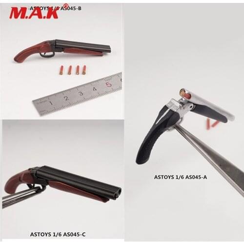 AS045 1/6 Scale Figure Scene Accessories Revolver Pistol Gun Spray Gun Plastic Weapon Model Toy For 12'' Action Figure