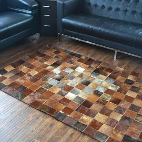 Free shipping 1 piece via DHL 100% natural genuine cowhide car mats rubber