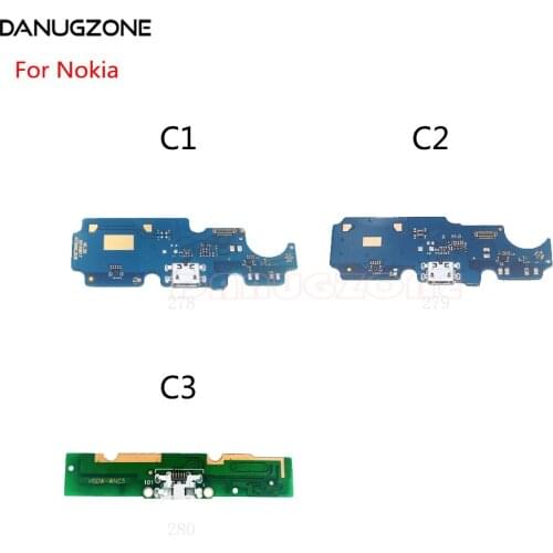 USB Charging Dock Port Socket Jack Plug Connector Charge Board Flex Cable For Nokia C1 C2 C3