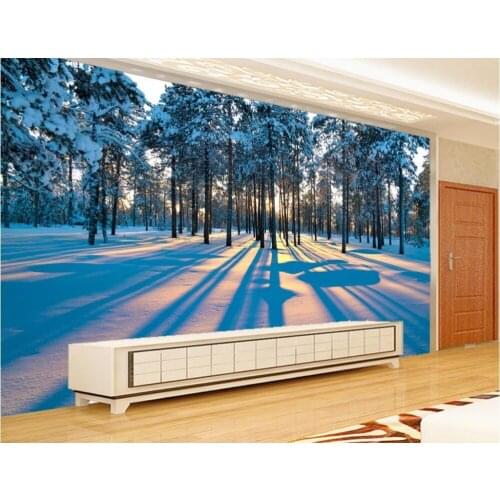 Home Decoration 3d wallpaper Woods landscape painting background wall decoration painting mural mural 3d wallpaper