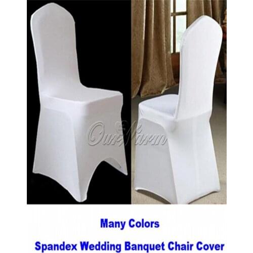 Hot sale,ivory/Black/White Spandex Stretch Chair Cover Lycra For Wedding Banquet Party Hotel Decorations -COVER