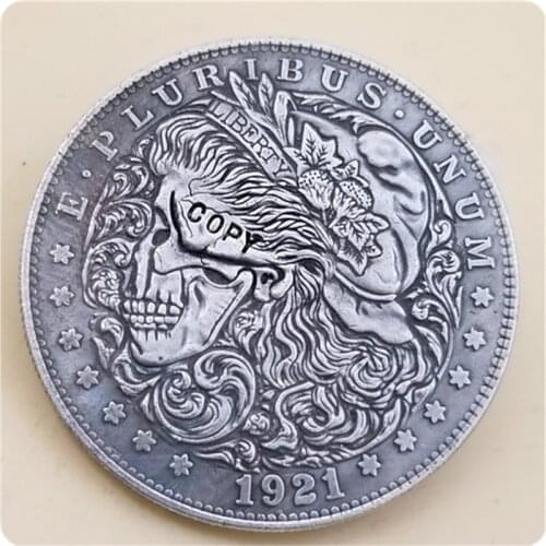 Hobo Nickel Coin_1921-D Morgan Dollar COPY COIN FREE SHIPPING