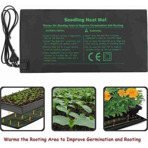 Plant Heating Mat Electric Blanket Waterproof Plant Seed Germination Plant Growth Seeding Heat Mat EU/AU/UK/US Hydroponic Pad