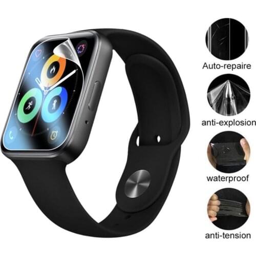 5pcs Soft TPU Clear Protective Film Smartwatch Guard For Meizu Smart Watch Full Display Screen Protector Cover Protection