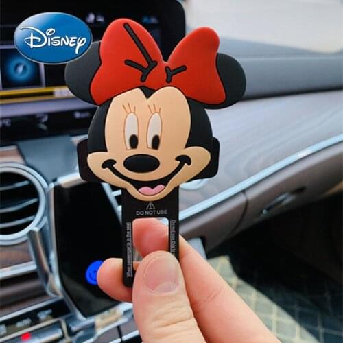 Disney Cute Mickey Mouse Minnie New Car Seat Belt Flap Plug Car Seat Belt Lock Tongue Bayonet Universal Boys and Girls