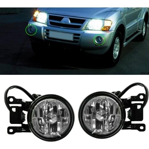 CITALL 1 Pair Left Right Front Fog Light Drive Driving Lamp Fit For Mitsubishi Montero Pajero Sport 2000-2002 2003 2004