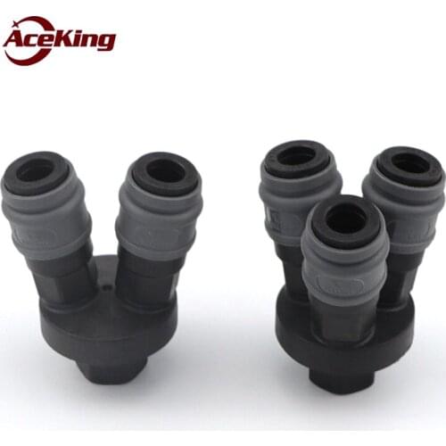 Plastic steel self-lock two - way three - way pneumatic tools quick fitting air compressor pump hose male and female quick pl