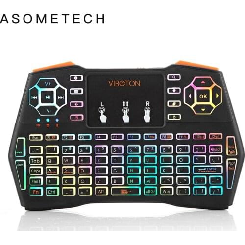 Backlight 2.4GHZ Wireless Keyboard With Mouse Touchpad Mini Keyboard For PC Laptop TV Box Projector PS5 PS4 PS3 Android IOS