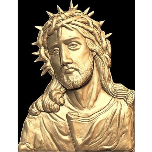 Religion Icon 3D model relief STL model for CNC Router carving engraving artcam aspire christian
