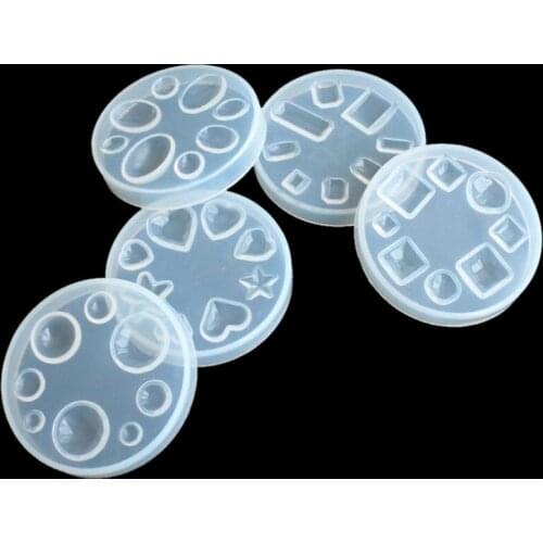 Crystal Epoxy Mold DIY Handmade Jewelry Crystal Patch Mold Time Gem Patch Pendant Silicone Mold