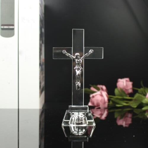 Crucifix Christ Statue Cross Figurine Prayer Church Desk Ornament Collection
