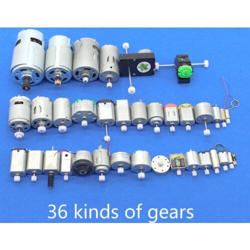 Motor gear bag, DIY hand model toy accessories, small technology manufacturing materials, small DC micro motor