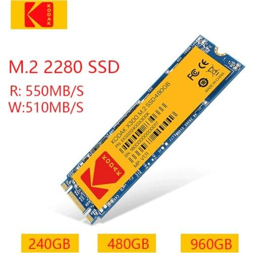 Kodak M.2 2280 SSD X300 240GB 480GB 960GB Solid State Drive Internal Hard Disk HDD for Lenovo Acer Xiaomi Laptop Desktop