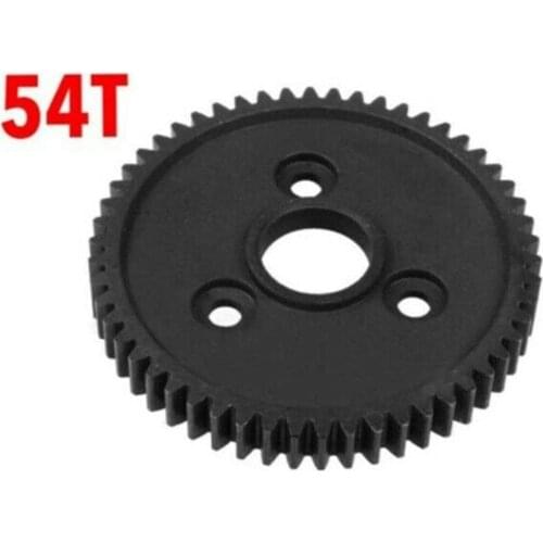Hardened Steel Metal Spur Gear 54T 32P 3956 for RC 1/10 Traxxas Slash 4X4 Stampede VXL Rustler E-Revo T-Maxx Black