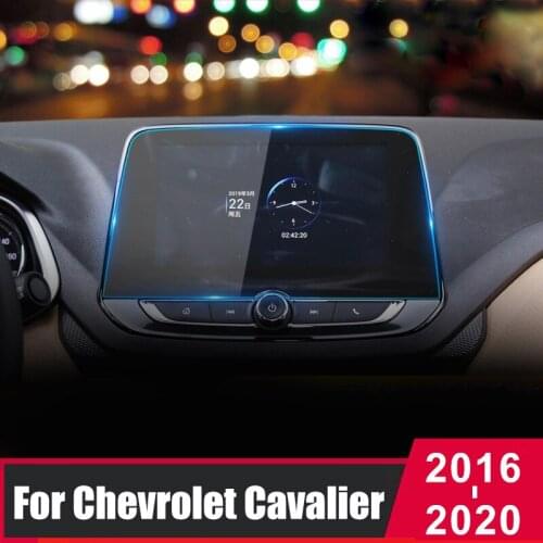 For Chevrolet Cavalier 2016 2017 2018 2019 2020 2021 Glass Car GPS Navigation Screen Protector Film Anti Scratch Accessories
