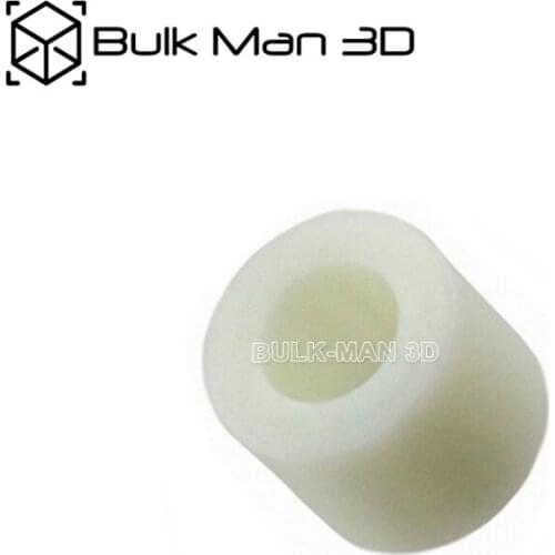 100pcs/Lot White M5 Non-Threaded Nylon Spacer Round Standoff Washer