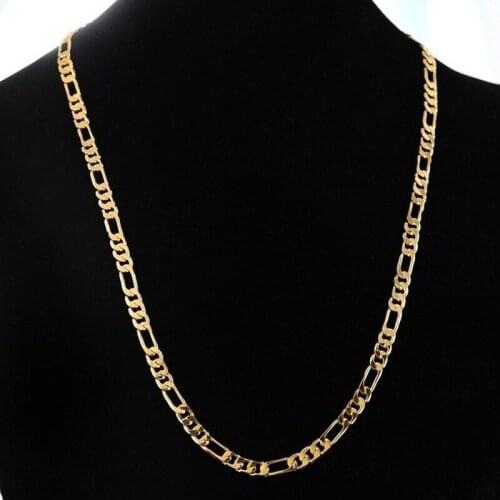 2020 Fashion Classic Figaro Chain Necklace Men Stainless Steel Long Necklace for Men Women Chain Jewelry