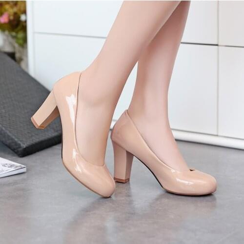 Elegant Fashion Big Size 34-47 4 Colour New Spring Autumn Womens Pumps High Heels Party Office Shoes 222-7