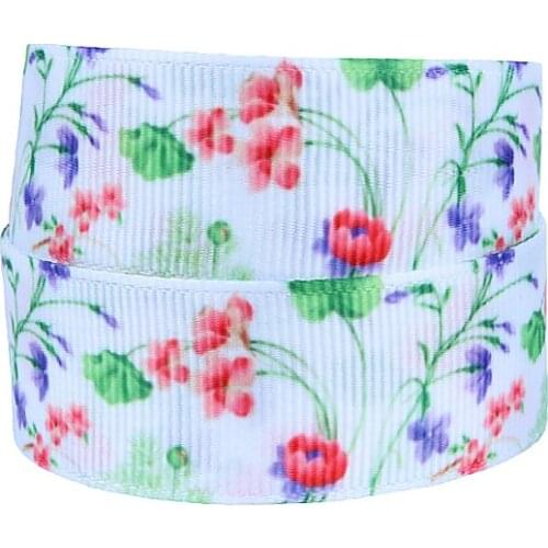 FLRA Ribbon (50yards/lot)FLORA Ribbons new arrival tiny flower ribbons for hair bows