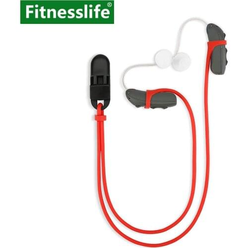 Hearing Aid Cable Anti-Lost Lanyard Protector Clip Fixation Cord Holder Portable Hang Rope Cochlear Implants Clothes Collar Grip