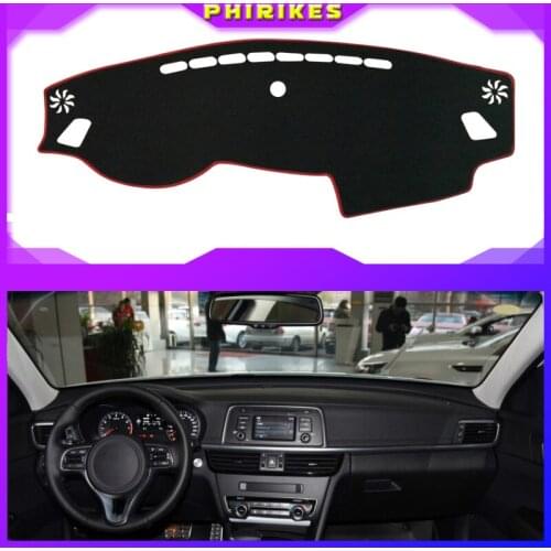 For Kia Optima K5 2016 2017 2018 2019 Dashboard Cover Mat Pad DashMat Sun Shade Instrument Covers Carpet Car Styling Accessories