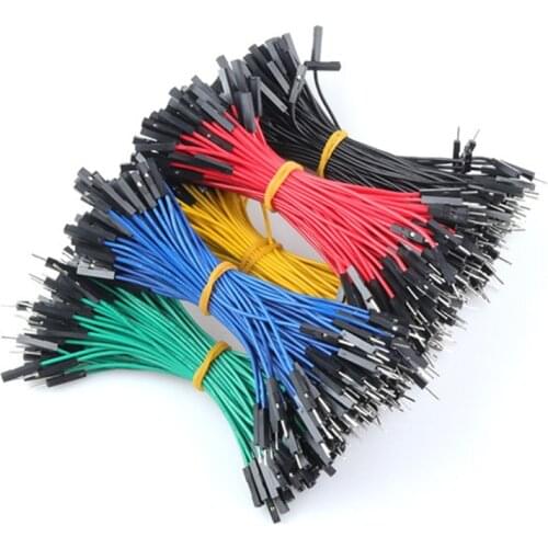 100PCS 1P 2.54mm Dupont line 10/20/30cm Female to Female/Male toFemale/Male to Male 26AWG Wire test line electronic line