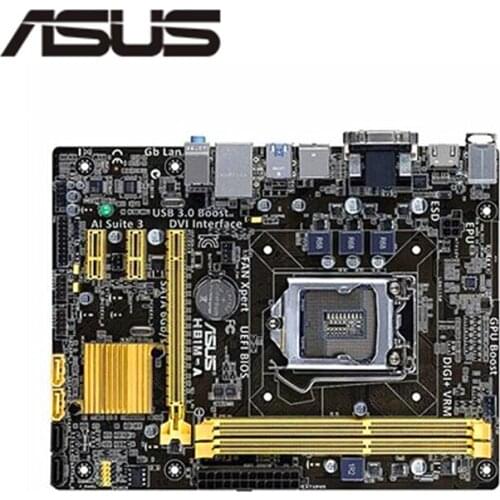 For Asus H81M-A Desktop Motherboard H81 LGA 1150 LGA1150 For Core i7 i5 i3 DDR3 SATA3 USB3.0 Original Used