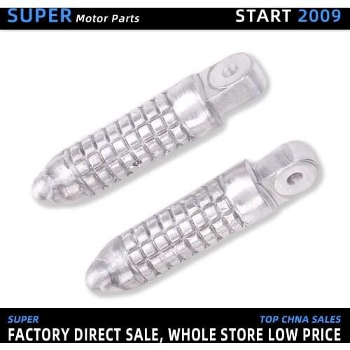 MotorcycleRear Footrests Foot Pegs Rests Pedals Rod For Suzuki Bandit 250 400 GSF250 GSF400 71A 72A 73A 79A Aluminium Alloy