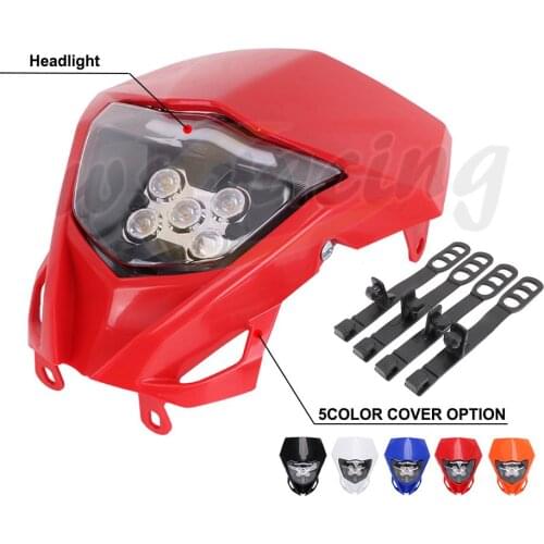 For HONDA CR CRF XR 125 150 200 230F 250 250F 250R 300 350 400 450 Motorcycle New LED Headlight Headlamp Head Lamp Light