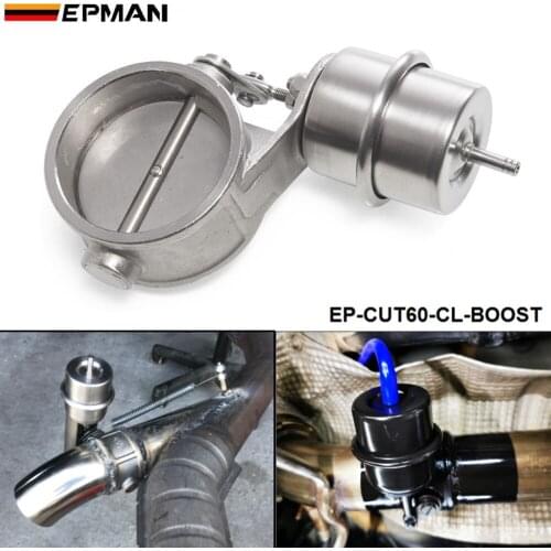 NEW Boost Activated Exhaust Cutout / Dump 60MM Close Style Pressure: about 1 BAR For BMW e36 EP-CUT60-CL-BOOST
