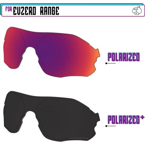 EZReplace Polarized Replacement Lenses for - Oakley EVZero Range Sunglasses - BlackPPlus-MidnightP