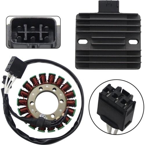 Motorcycle Voltage Regulator Rectifier+Ignition Magneto Stator Coil For Kawasaki Moto ZR750 Z750 Z750R OEM:21003-0046 21003-0133