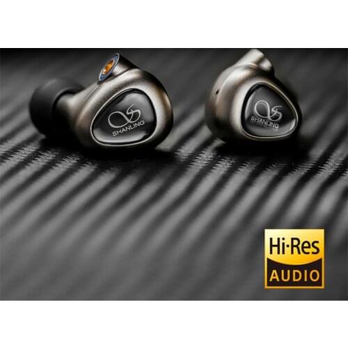 Shanling ME80 10mm Dual Dynamic Driver HiFi In Ear Earphone Hi-Res Music Headset With MMCX Connector Aluminnium Alloy Shell