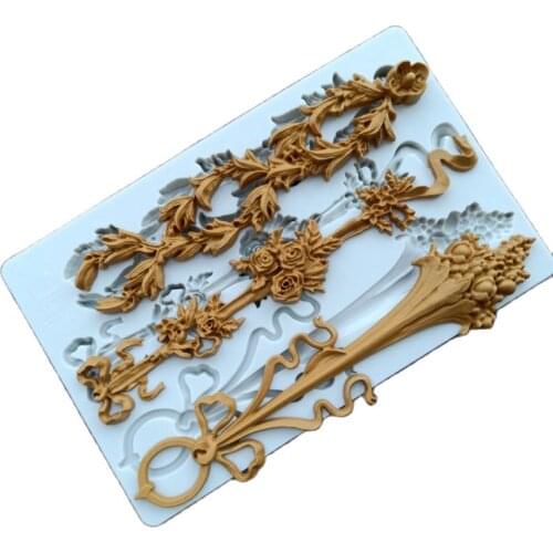 Sugarcraft Lace silicone mold cake decorating tools confeitaria moldes de silicone fondant cake mold chocoe molds k960