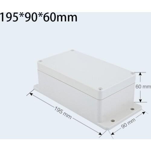 195*90*60mm Abs Plastic Waterproof Case Transformer Case Enclosure Boxes Project Box Power Meter Case Electronic Switch