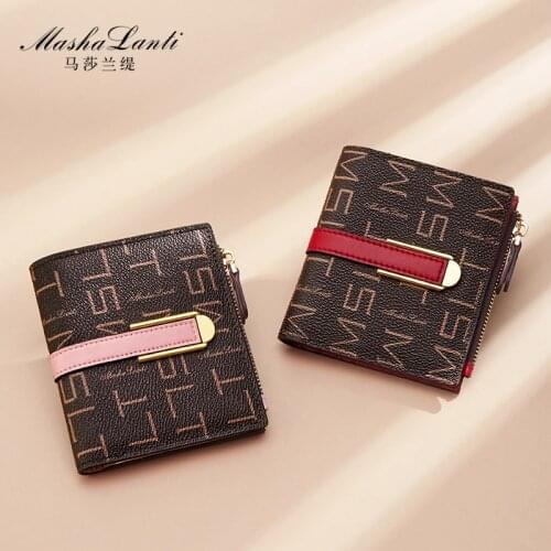 Top Quality Women Wallet Folded Short Purse Ladies Clutch Handbag Small Mini Card Holder Short Purse Coin ID Credit Card Bag