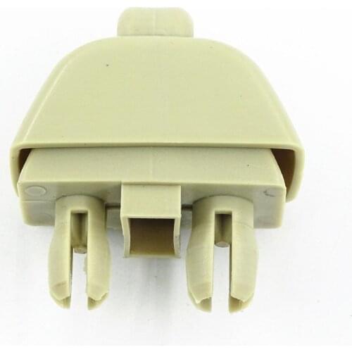 1 Pcs Beige Auto Sun Visor Support Retainer Fastener Clip Hook for Passat B7 Polo Up Citigo Rapid Seat MII 6R0857561 6R0 857 561
