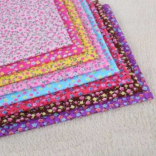 100*150cm Golden Flower Printed Fabric Womens Dresses, Childrens Clothing Materials Home Decoration Upholstery Cloth