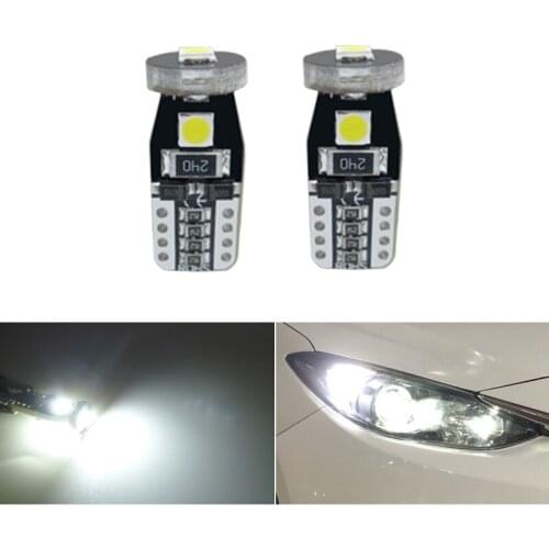 2x T10 W5W LED Car Interior light Reading Dome Lamp Marker Lamp 168 LED Auto Wedge Parking Bulbs white for honda accord civic
