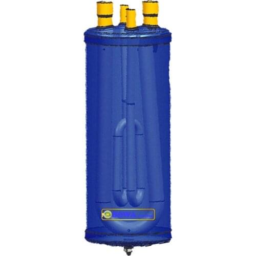 Heat Exchanger Suction Line Accumulator has been developed for use on low temperature system to sub cool liquid line