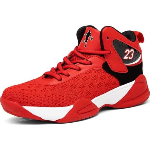 Boy Basketball Shoes Brand Kids Sneakers High Quality Breathable Non-slip Boys Sport Shoes Top Child Trainer Shoes Boys Basket